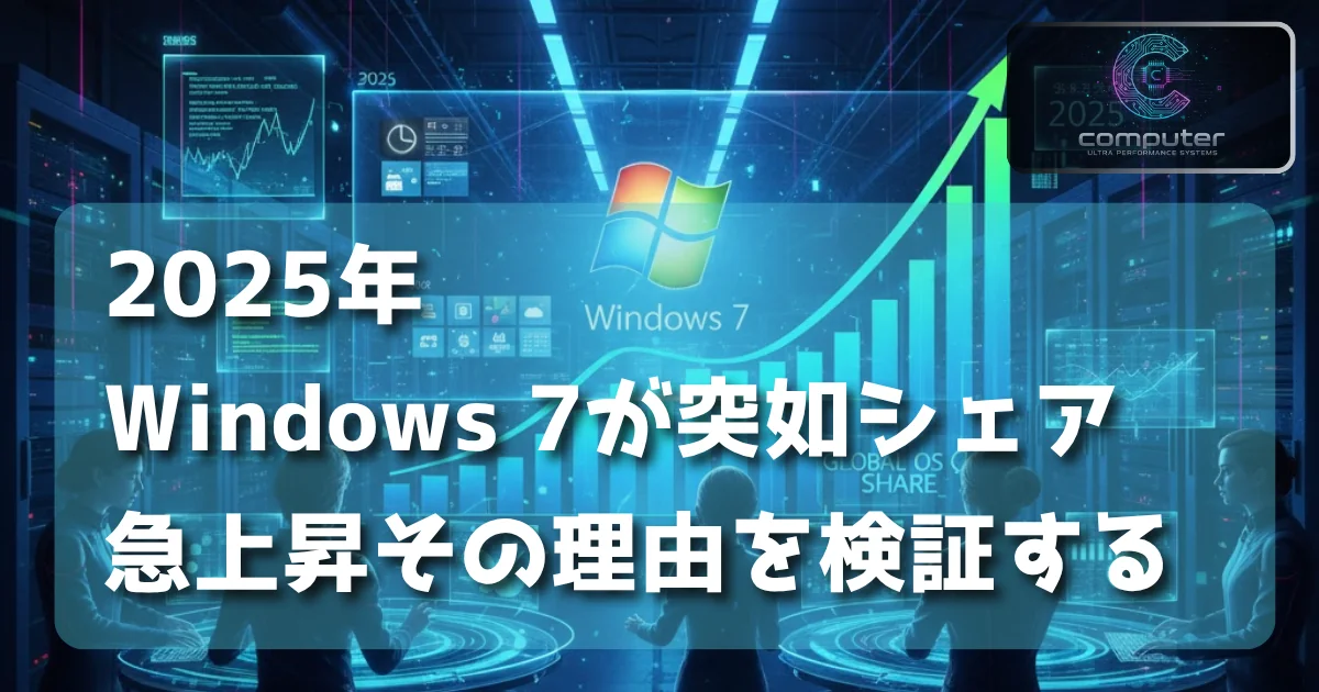 [Computer] なぜ2025年にWindows 7が再浮上したのか