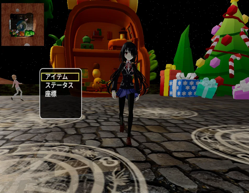 [JavaScript] Three.jsでRPG風コマンドUIをゼロから組み上げる（CanvasTexture編）