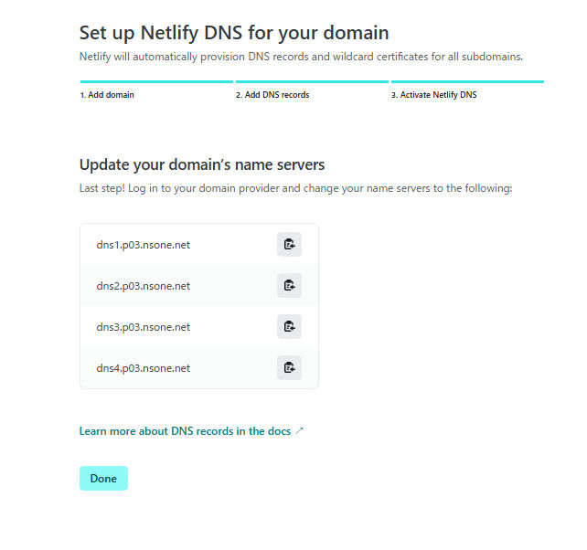 NetlifyのDNS設定