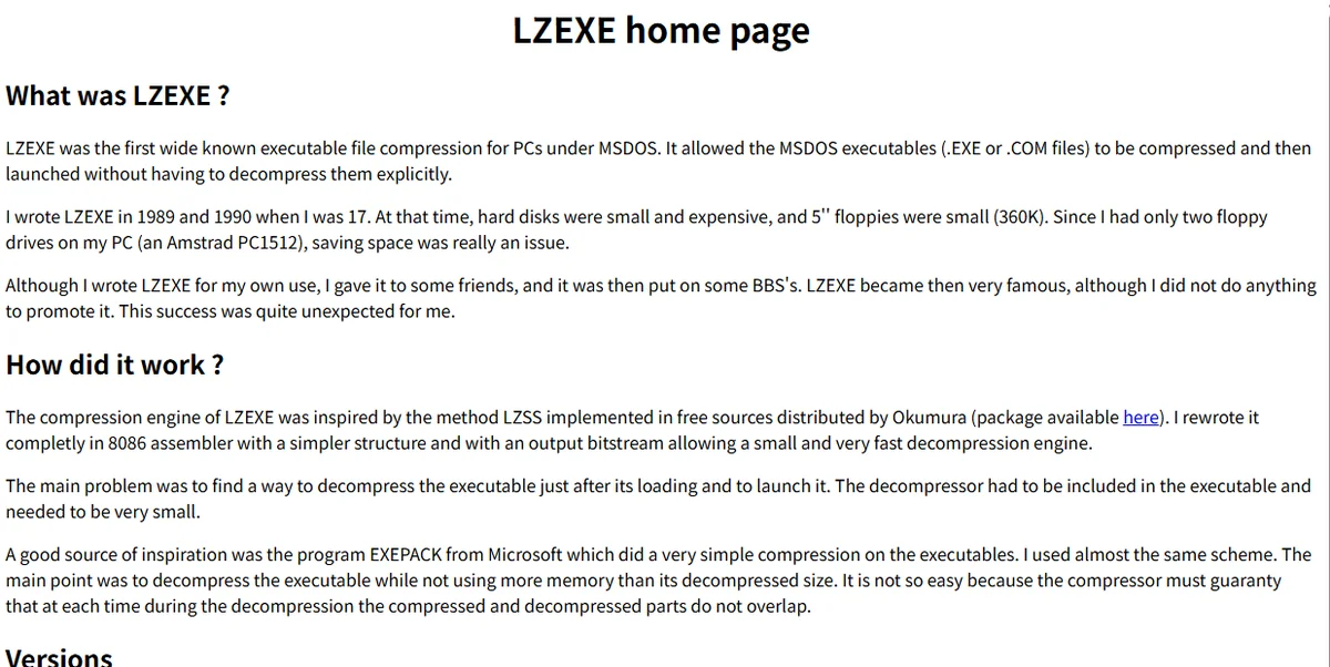 LZEXE home page